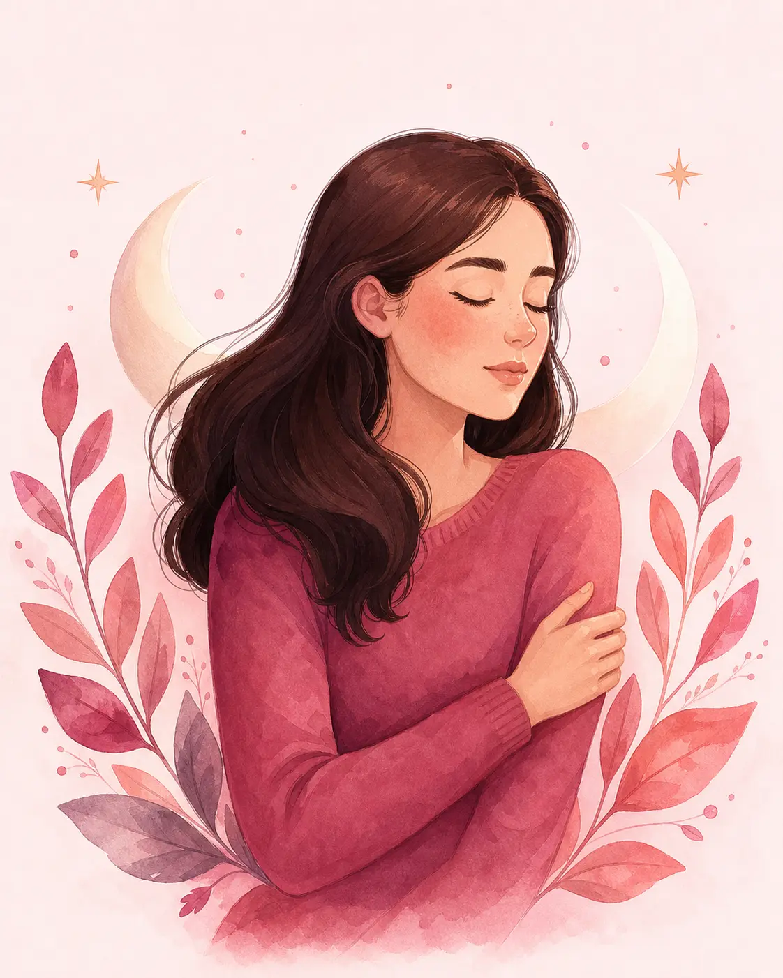 Ilustrace fáze Menstruace